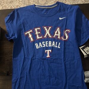 Nike Blue Texas Baseball Tee